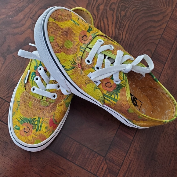Vans Shoes - Vans Van Gogh Museum Sunflower Unisex Shoes Size M5 W6.5